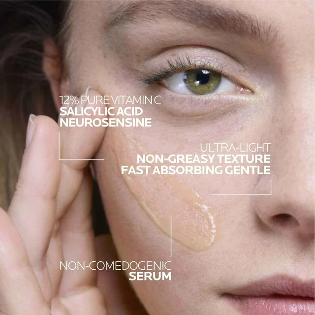 La Roche-Posay Pure 12% Vitamin C Serum For Face - 1 fl oz
