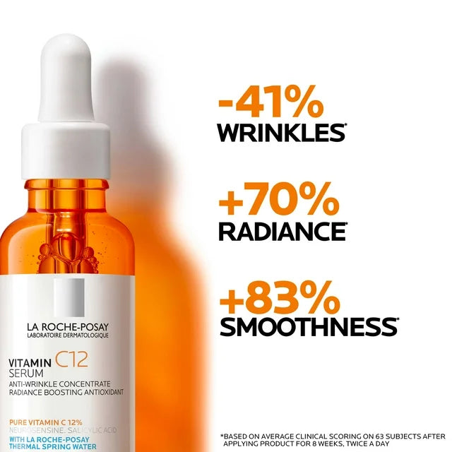 La Roche-Posay Pure 12% Vitamin C Serum For Face - 1 fl oz